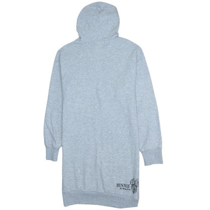 Disney Women Grey Hooded Minnie Mouse T-Shirt Dress S