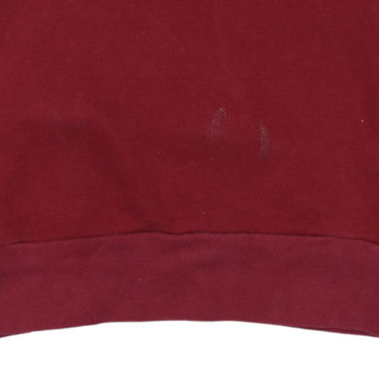 Mens UK Size S Umbro Red 1/4 Zip Sweatshirt
