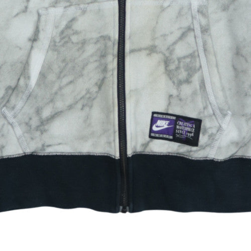 Mens UK Size S Nike Grey Full Zip Hoodie