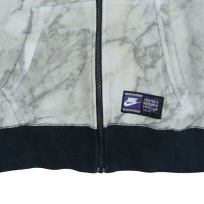Mens UK Size S Nike Grey Full Zip Hoodie