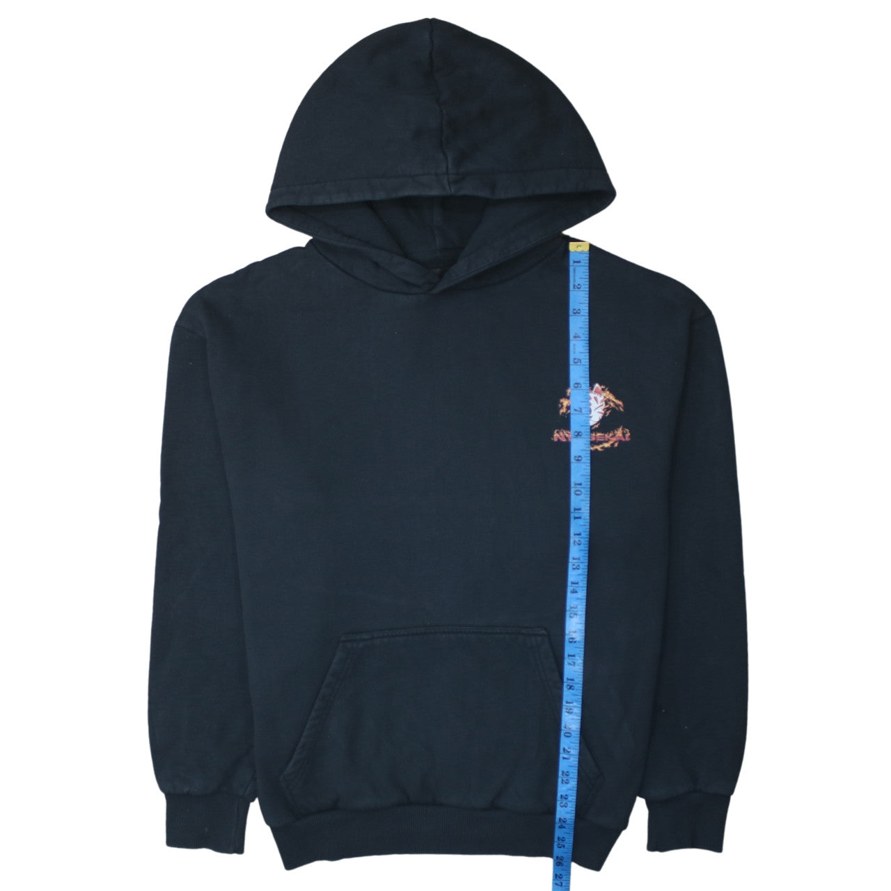 Mens UK Size S Nyusekai Black Pullover Hoodie