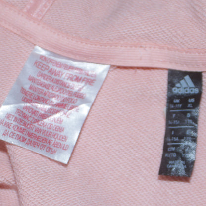 Girls UK Size 14-15 Years adidas Pink Full Zip Hoodie