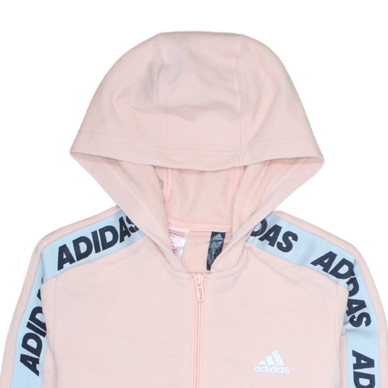 Girls UK Size 14-15 Years adidas Pink Full Zip Hoodie