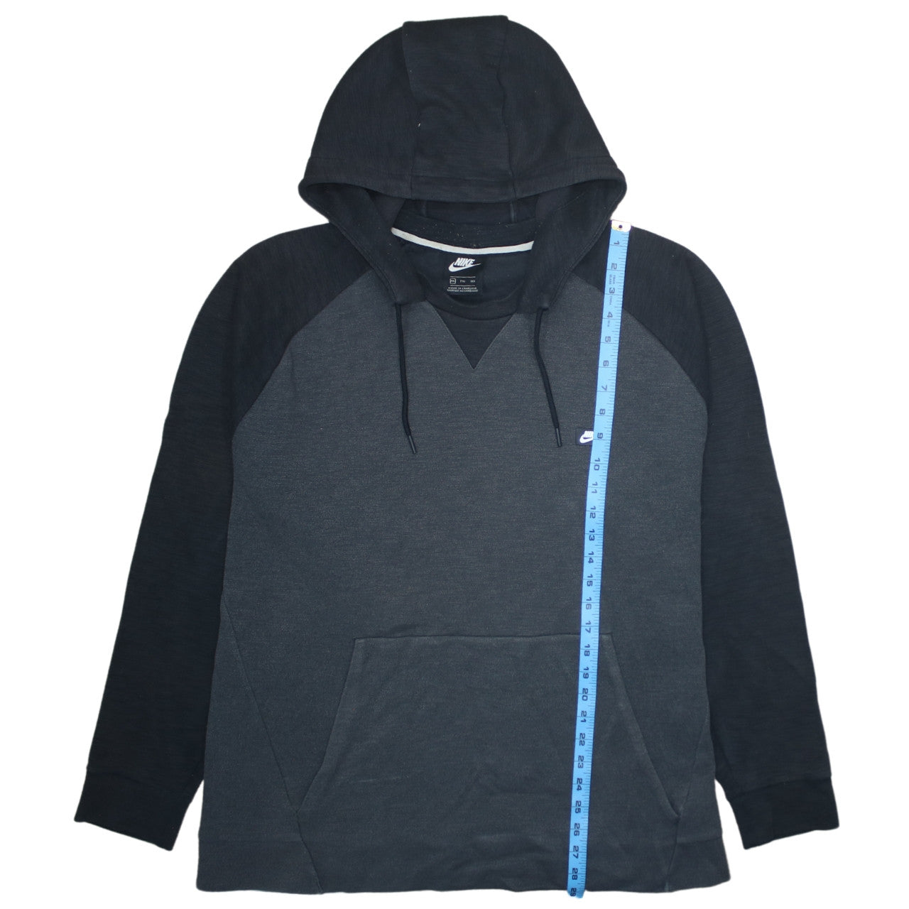 Mens UK Size 2XL Nike Grey Pullover Hoodie
