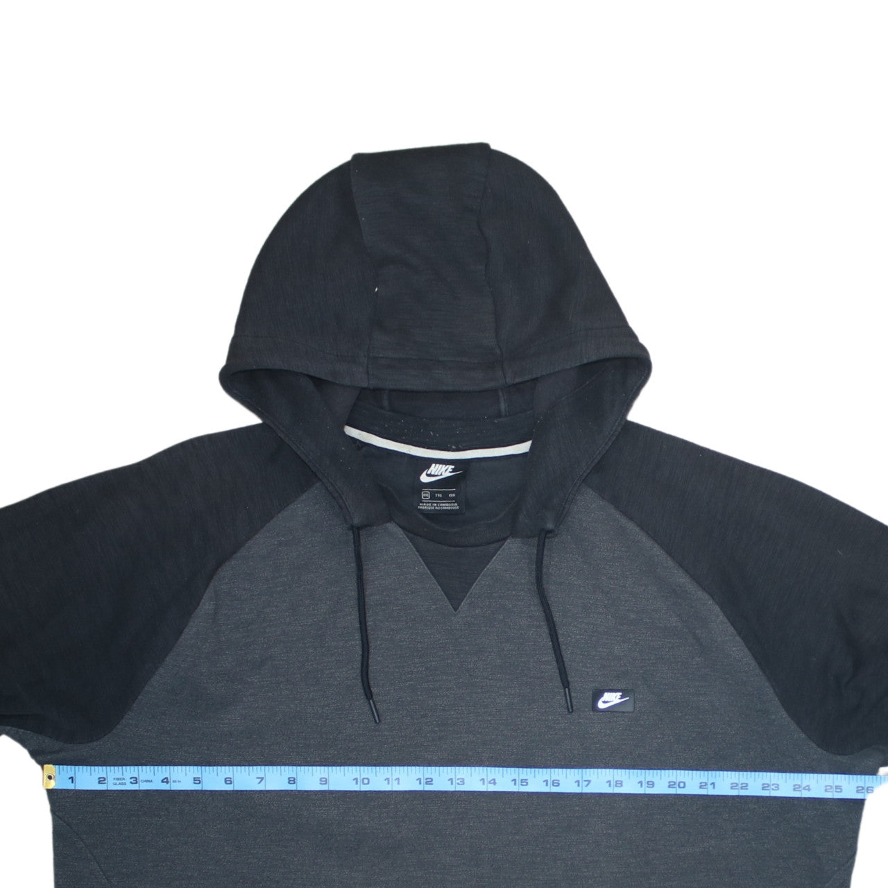 Mens UK Size 2XL Nike Grey Pullover Hoodie