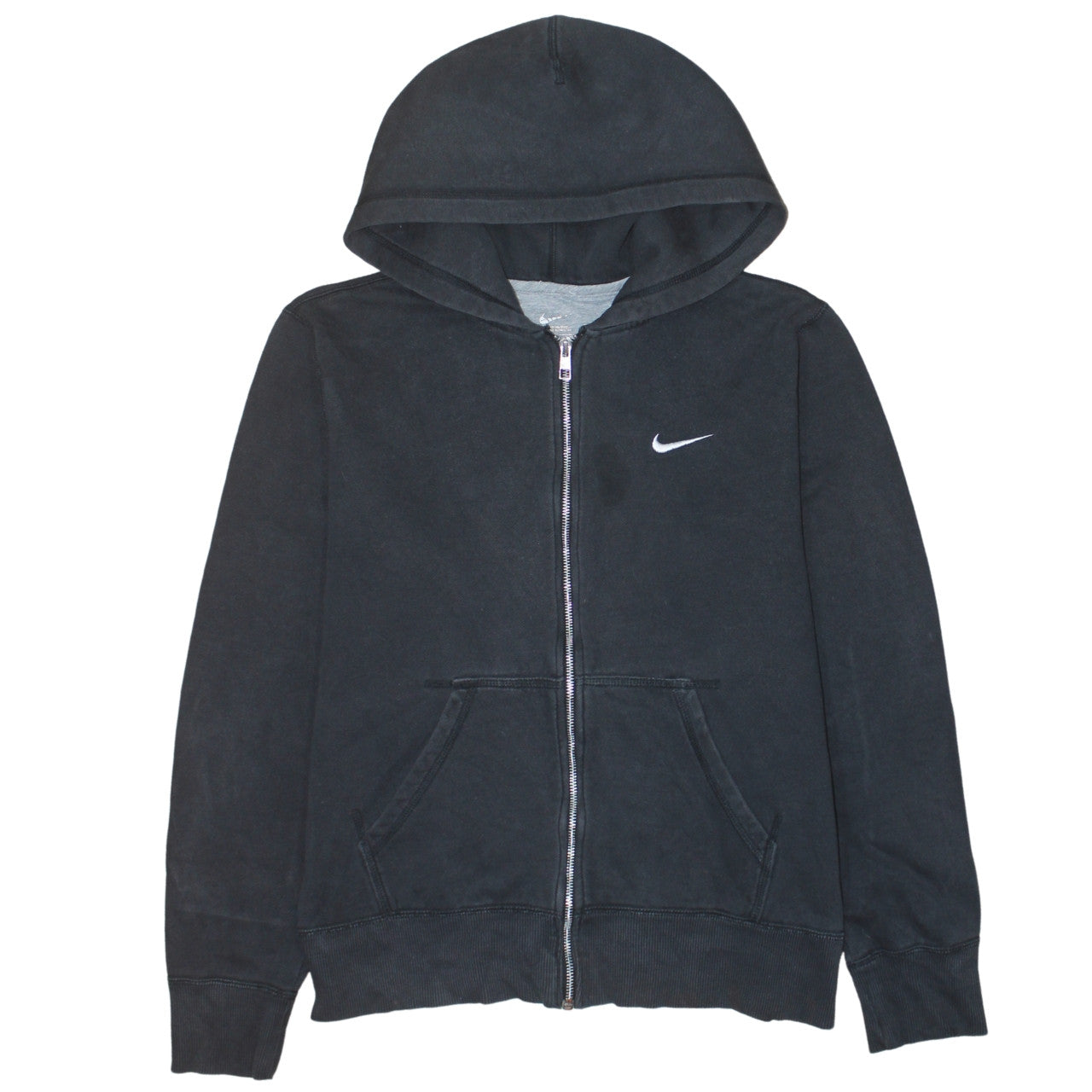 Mens UK Size M Nike Black Full Zip Hoodie