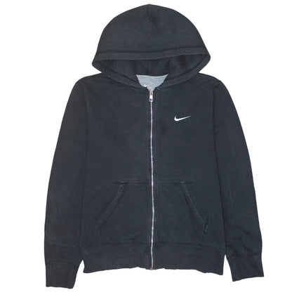 Mens UK Size M Nike Black Full Zip Hoodie