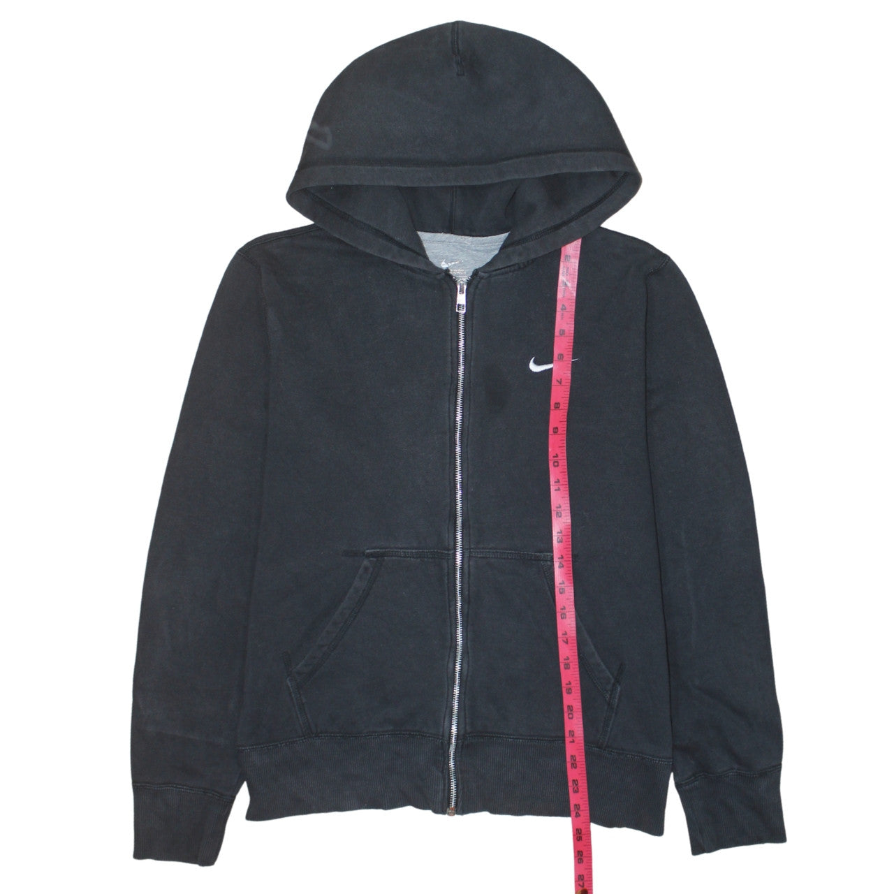 Mens UK Size M Nike Black Full Zip Hoodie