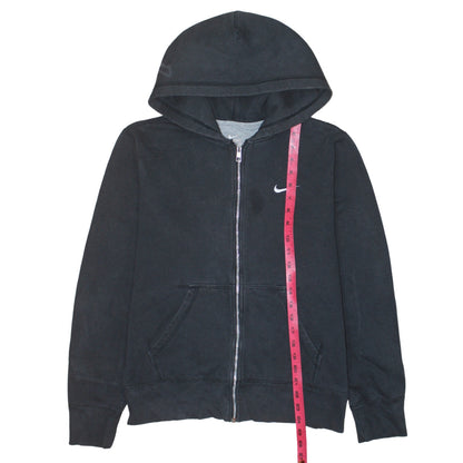 Mens UK Size M Nike Black Full Zip Hoodie
