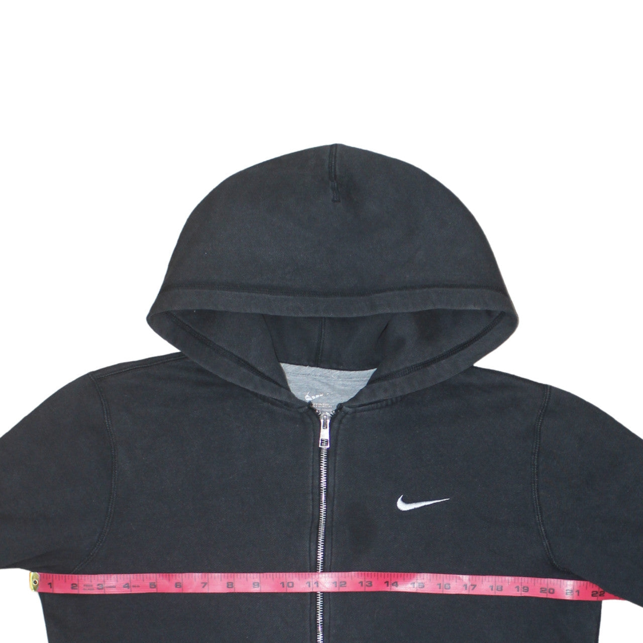 Mens UK Size M Nike Black Full Zip Hoodie