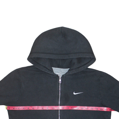 Mens UK Size M Nike Black Full Zip Hoodie