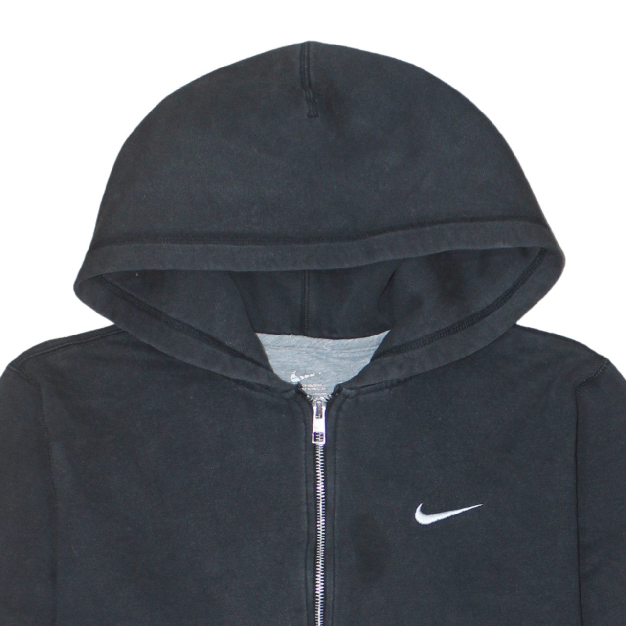 Mens UK Size M Nike Black Full Zip Hoodie