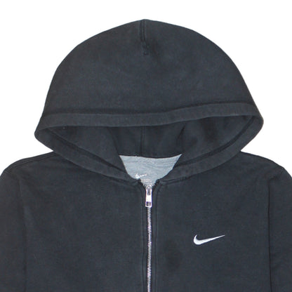 Mens UK Size M Nike Black Full Zip Hoodie