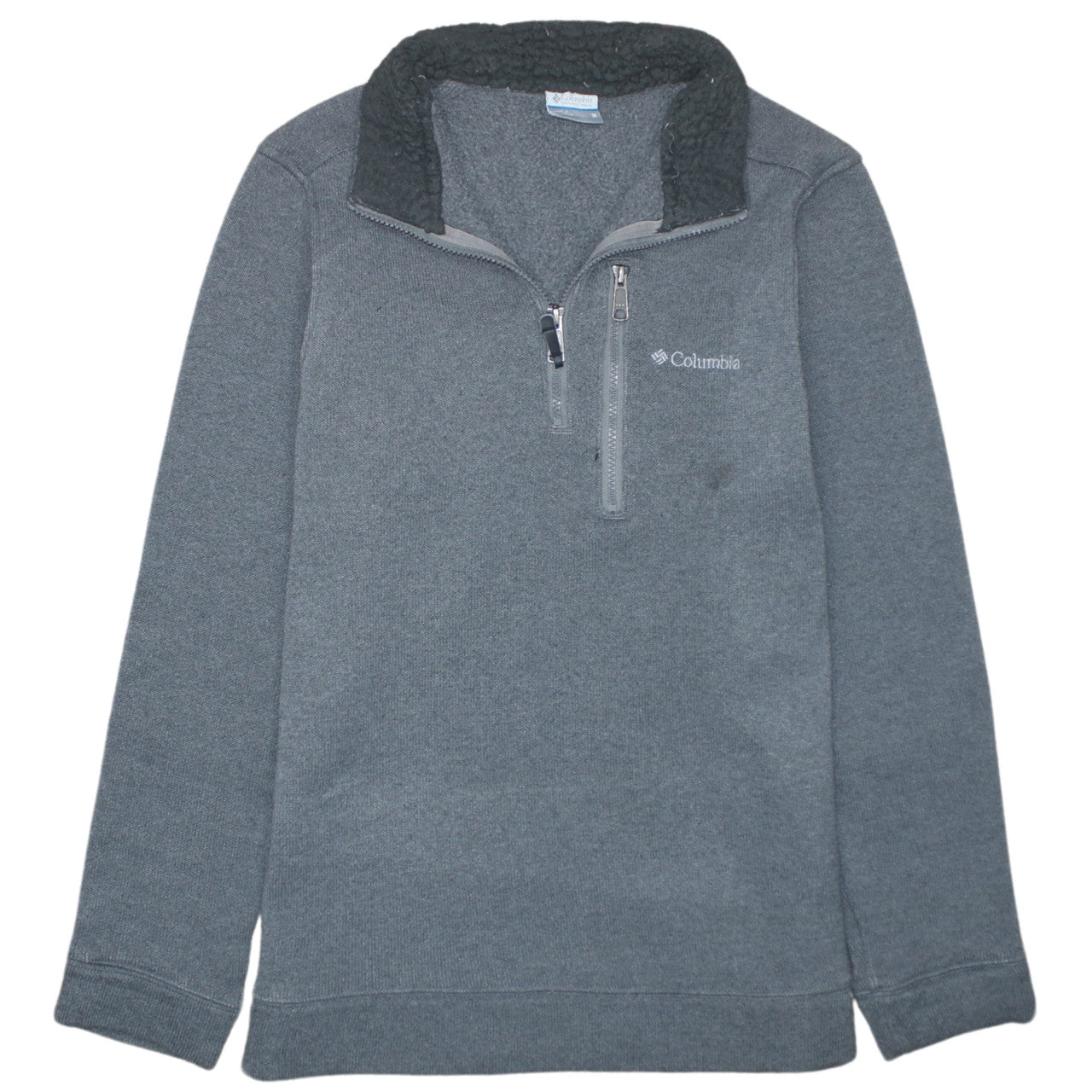 Mens UK Size M Columbia Grey Pullover Sweatshirt