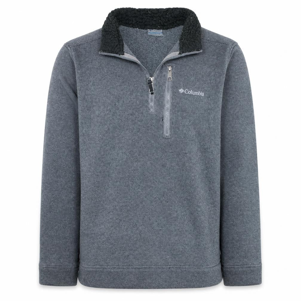Mens UK Size M Columbia Grey Pullover Sweatshirt