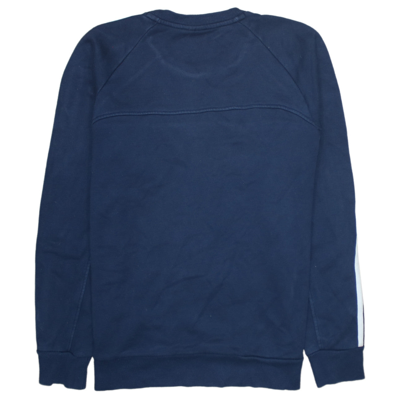 Mens UK Size S adidas Blue Pullover Sweatshirt