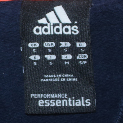 Mens UK Size S adidas Blue Pullover Sweatshirt