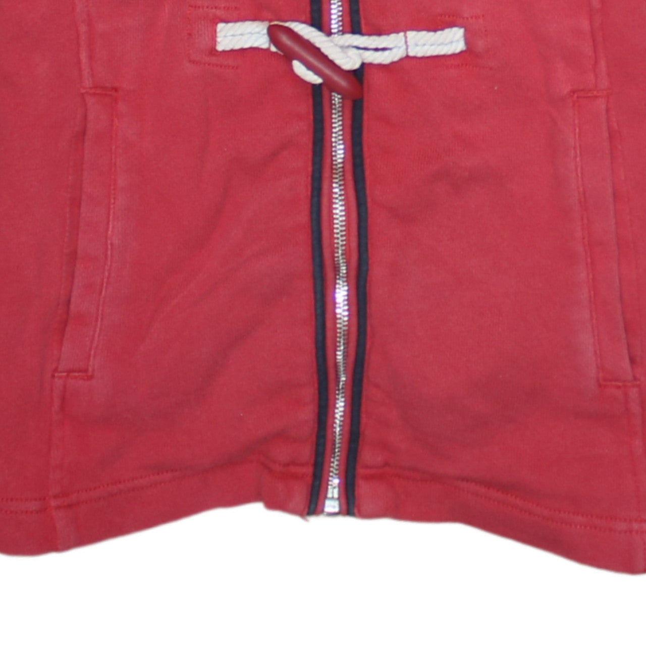 Womens UK Size S Napapijri Red Full Zip Hoodie