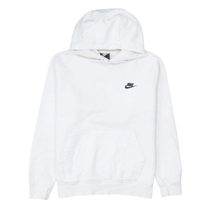 Mens UK Size M Nike White Pullover Hoodie
