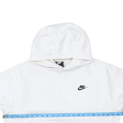 Mens UK Size M Nike White Pullover Hoodie