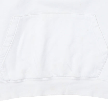 Mens UK Size M Nike White Pullover Hoodie