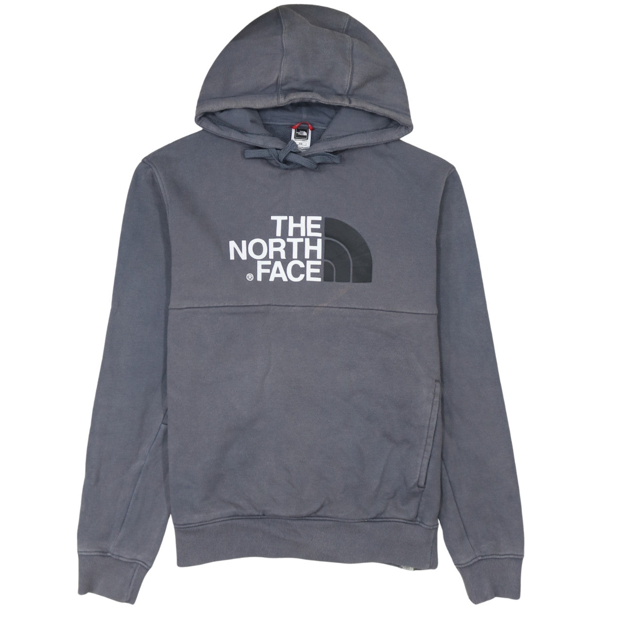 Mens UK Size M The North Face Grey Pullover Hoodie