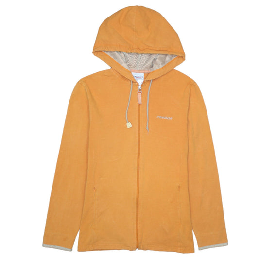 Womens UK Size 14 Reebok Orange Full Zip Hoodie