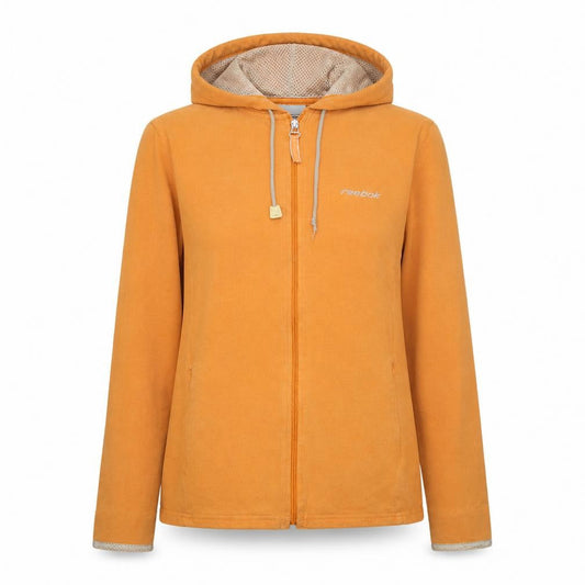 Womens UK Size 14 Reebok Orange Full Zip Hoodie