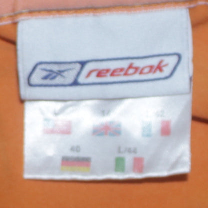 Womens UK Size 14 Reebok Orange Full Zip Hoodie
