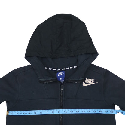 Mens UK Size S Nike Black Full Zip Hoodie
