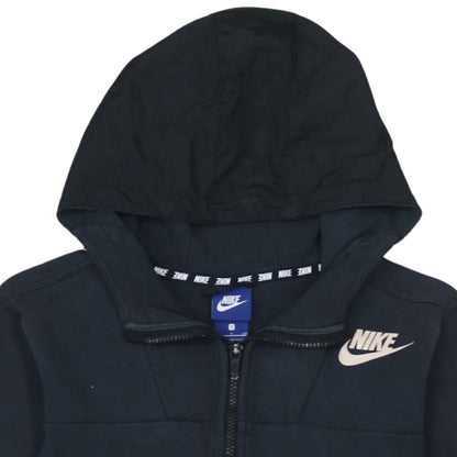 Mens UK Size S Nike Black Full Zip Hoodie