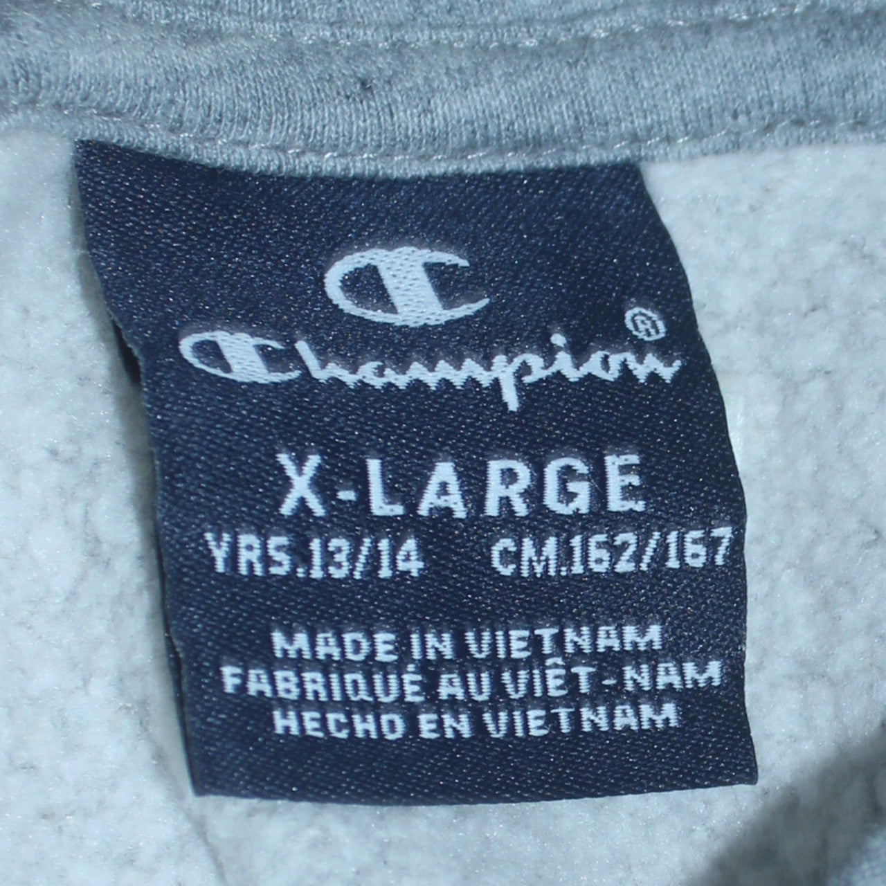 Boys UK Size 13-14 Years Champion Grey Pullover Hoodie