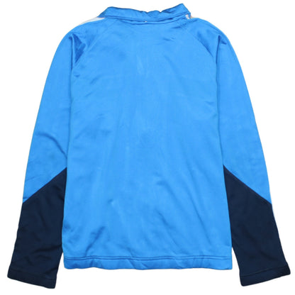 Boys UK Size 14 Years adidas Blue Full Zip Hoodie