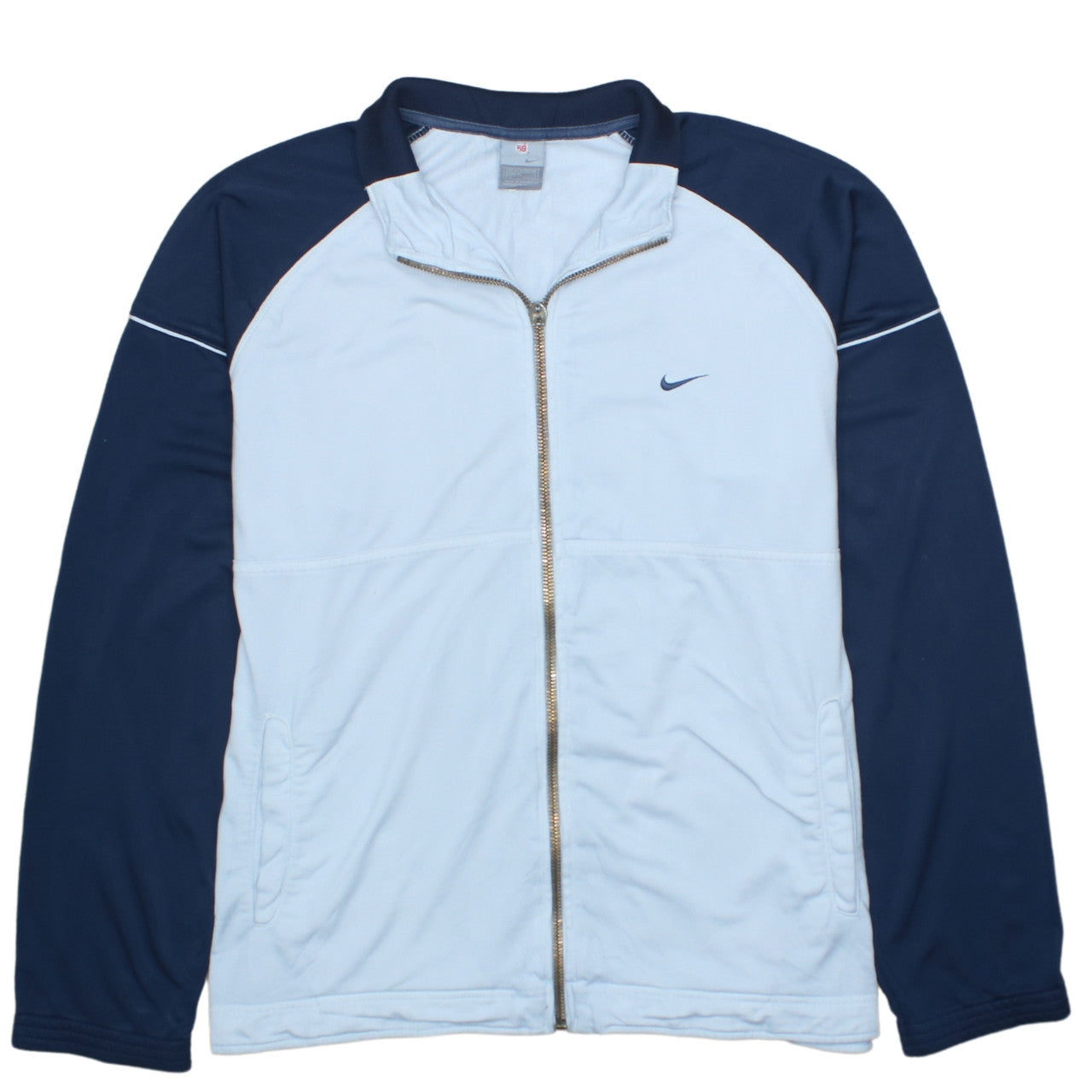 Mens UK Size XL Nike Blue Full Zip Sweatshirt