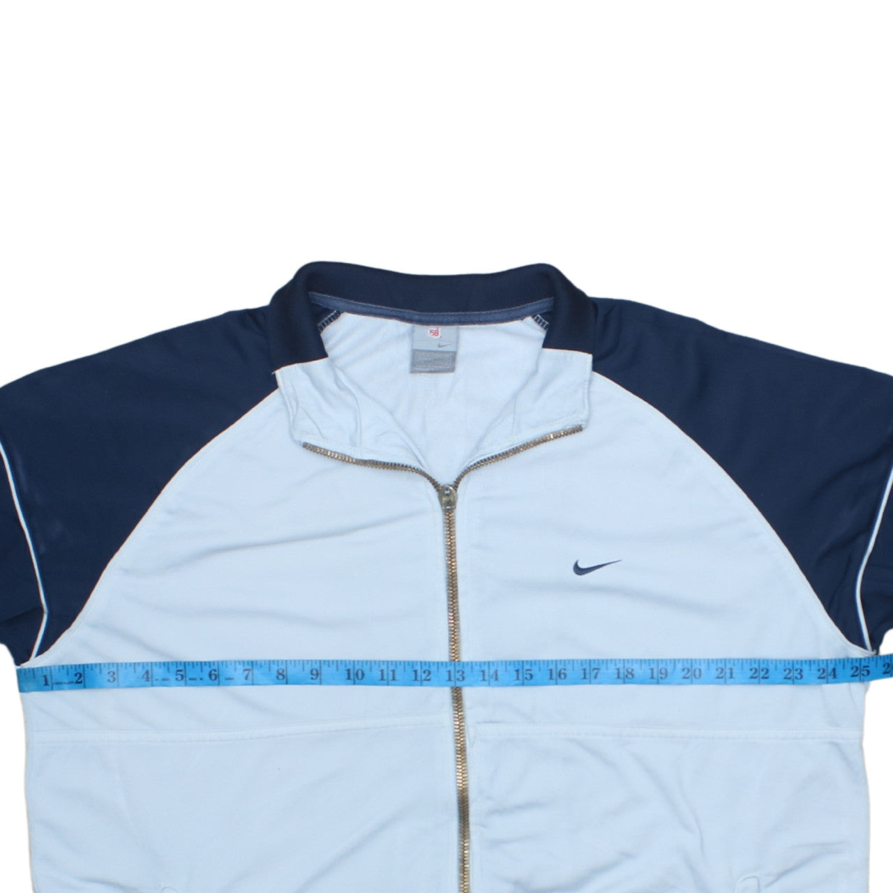 Mens UK Size XL Nike Blue Full Zip Sweatshirt