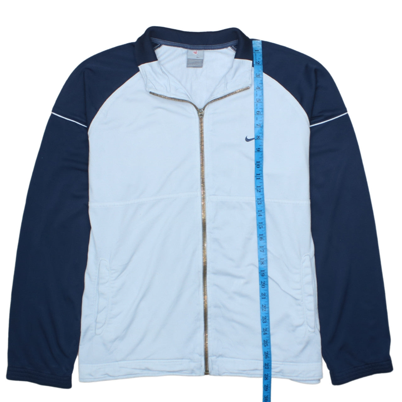 Mens UK Size XL Nike Blue Full Zip Sweatshirt