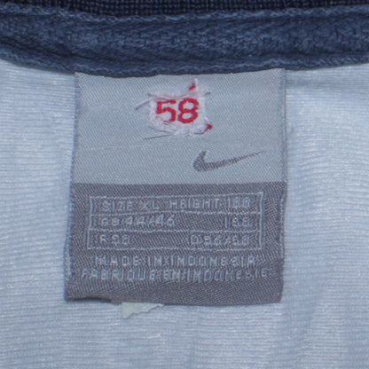 Mens UK Size XL Nike Blue Full Zip Sweatshirt