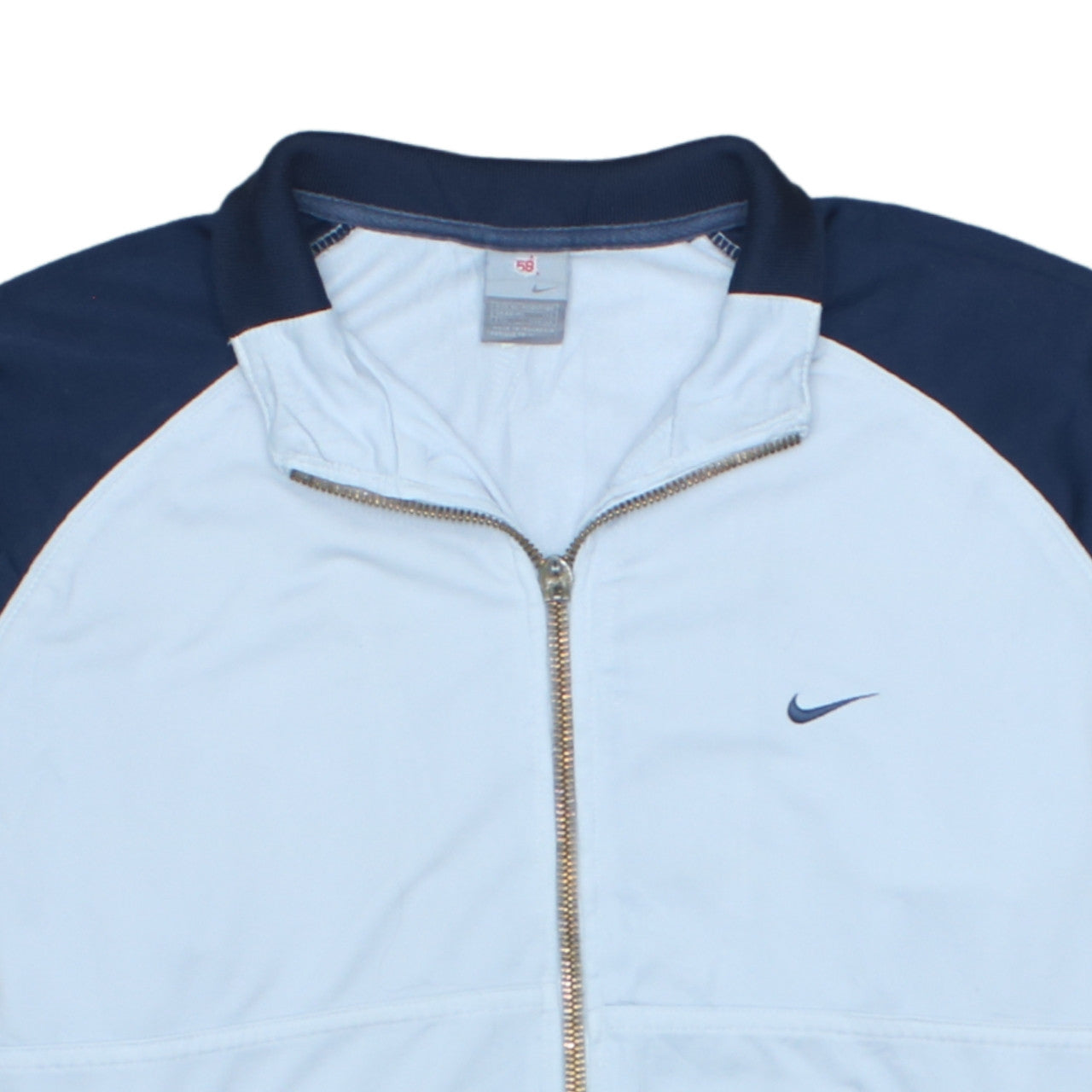 Mens UK Size XL Nike Blue Full Zip Sweatshirt