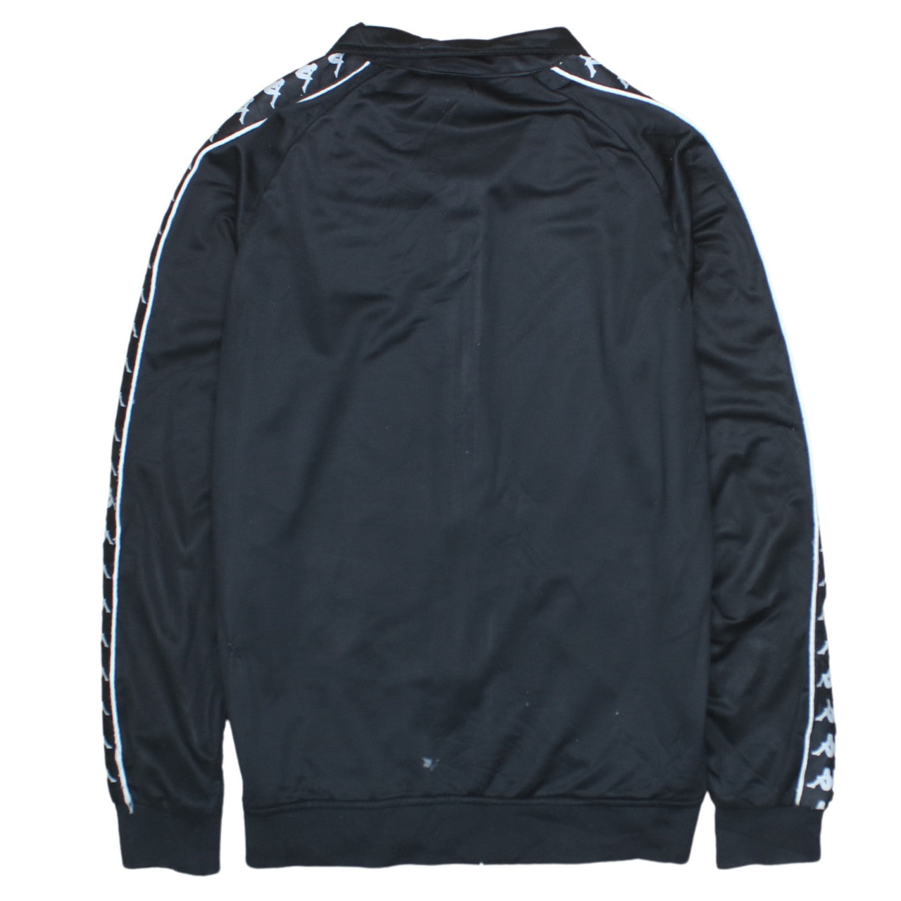 Mens UK Size M Kappa Black Full Zip Sweatshirt