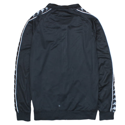 Mens UK Size M Kappa Black Full Zip Sweatshirt