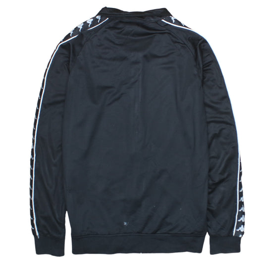 Mens UK Size M Kappa Black Full Zip Sweatshirt