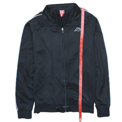 Mens UK Size M Kappa Black Full Zip Sweatshirt