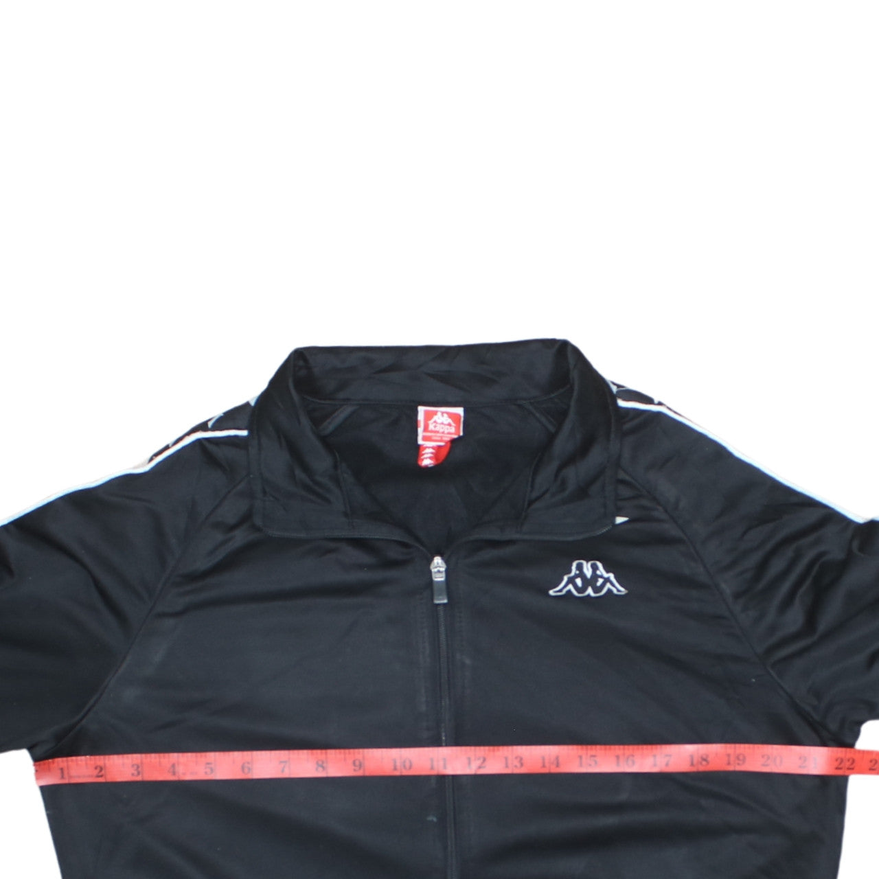 Mens UK Size M Kappa Black Full Zip Sweatshirt