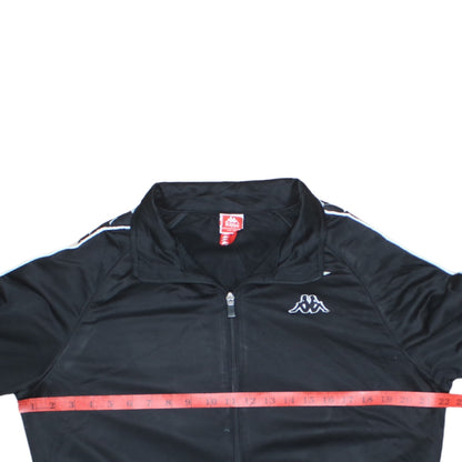 Mens UK Size M Kappa Black Full Zip Sweatshirt