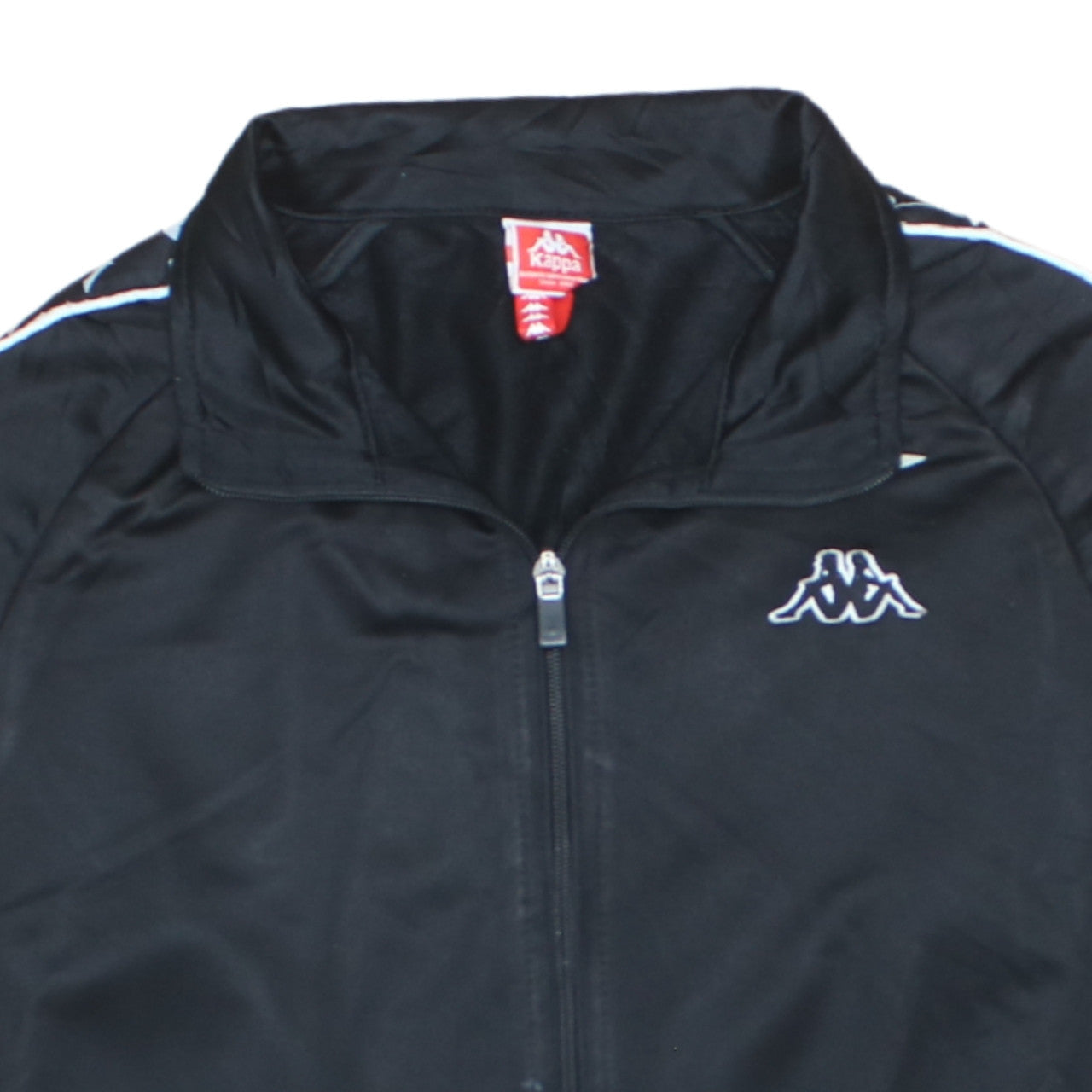 Mens UK Size M Kappa Black Full Zip Sweatshirt