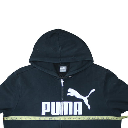 Mens UK Size XL PUMA Black Full Zip Hoodie