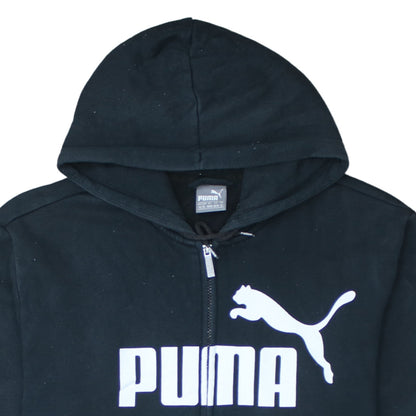 Mens UK Size XL PUMA Black Full Zip Hoodie