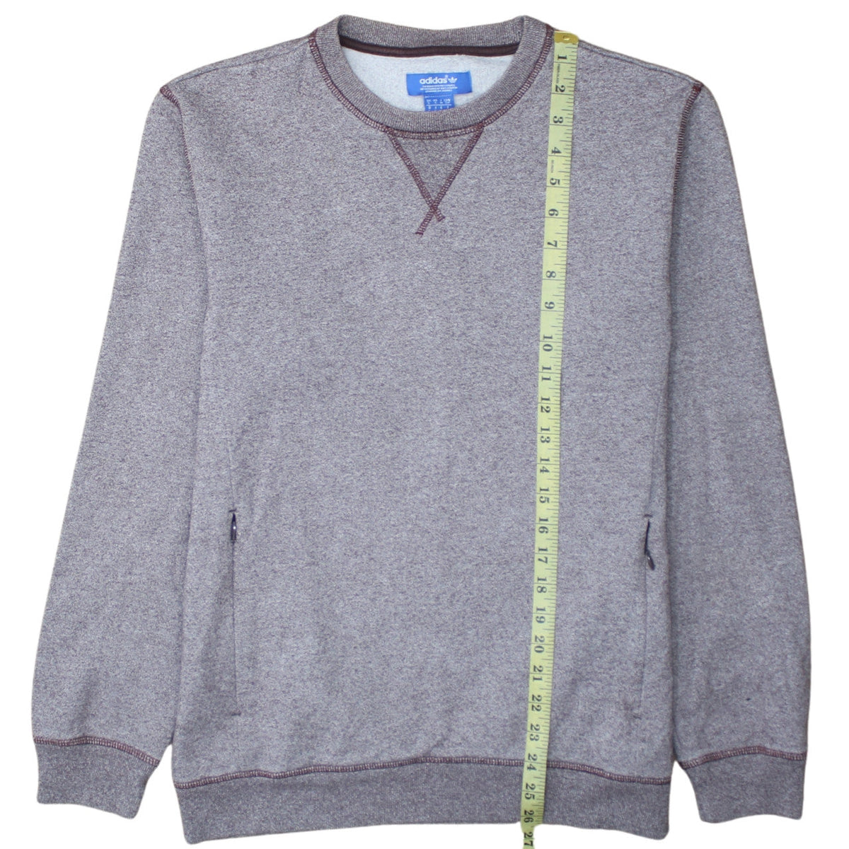 Mens UK Size S adidas Grey Pullover Sweatshirt