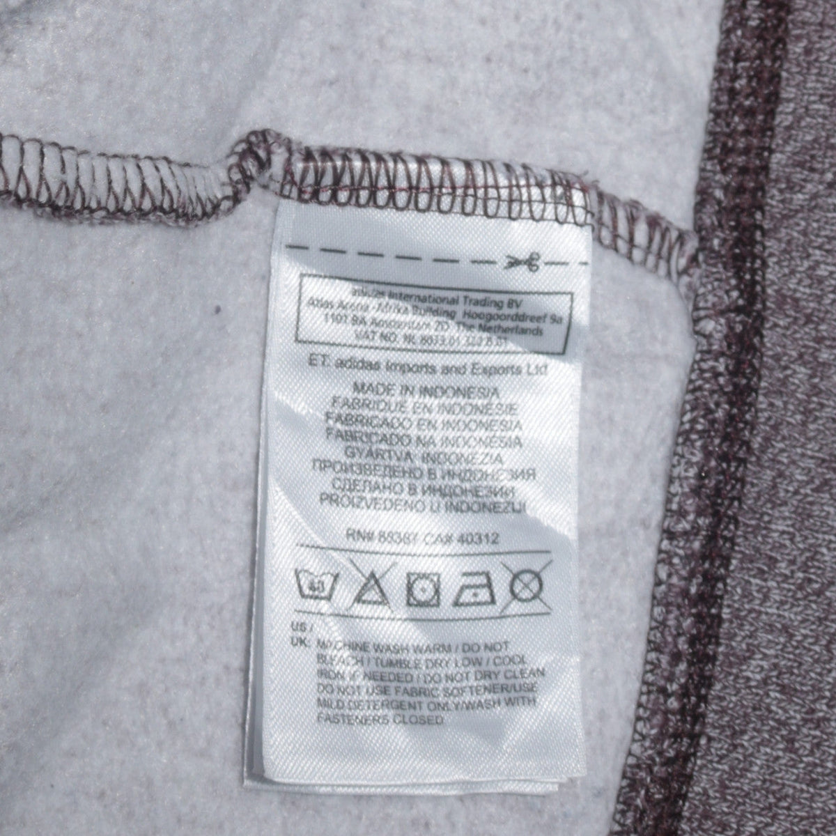 Mens UK Size S adidas Grey Pullover Sweatshirt