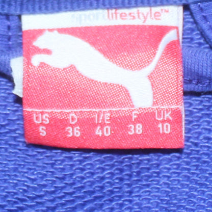 Womens UK Size 10 PUMA Blue Full Zip Hoodie